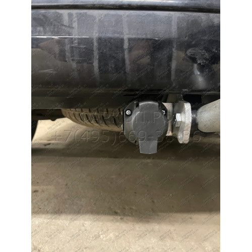 V064A GALIA Полностью оцинкованный фаркоп на Volkswagen Transporter / Caravelle / Multivan T5 2003-2015, T6 2015-2024, включая 4WD, включая модели с парктрониками. Тип шара: A. Без выреза бампера. Нагрузки: 2800/120 кг, масса фаркопа 14,62 кг
