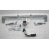 V067C GALIA Полностью оцинкованный фаркоп на Volkswagen Caddy 2004-2020, включая Maxi, включая 4WD. Подрозетник убирается за бампер. Тип шара: C (горизонтальный съемный). Установка без выреза бампера. Нагрузки: 1650/80 кг, масса фаркопа 16,37 кг