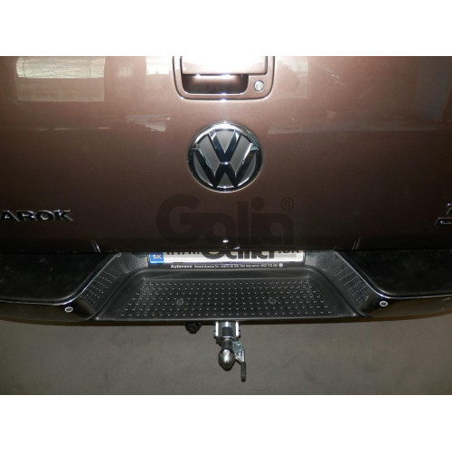 V076A GALIA Полностью оцинкованный фаркоп на Volkswagen Amarok 2010-2022. Тип шара: A. Установка без снятия и выреза бампера. Нагрузки: 3500/130 кг, масса фаркопа 5,02 кг