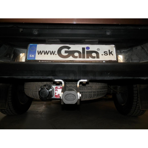 V076A GALIA Полностью оцинкованный фаркоп на Volkswagen Amarok 2010-2022. Тип шара: A. Установка без снятия и выреза бампера. Нагрузки: 3500/130 кг, масса фаркопа 5,02 кг