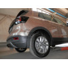 V088A GALIA Полностью оцинкованный фаркоп на Volkswagen T-Cross 2018-2024. Подрозетник убирается за бампер. Тип шара: A. Невидимый вырез бампера. Нагрузки: 1400/70 кг, масса фаркопа 14,72 кг