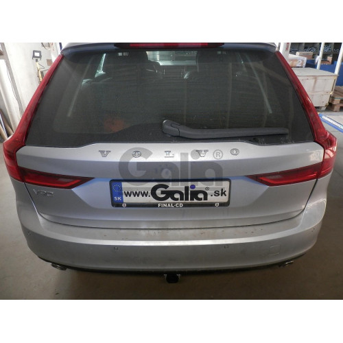 V089C GALIA Полностью оцинкованный фаркоп на Volvo S60 2019-, Volvo V60 2019-, Volvo S90 2016-, Volvo V90 2016-. Тип шара: C (горизонтальный съемный). Невидимый вырез бампера. Нагрузки: 2200/120 кг, масса фаркопа 17,85 кг
