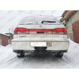 H.T73.A HALTY Фаркоп на Toyota Vista Ardeo универсал 1998-2003. Требуется подрезка бампера. Тип шара: A. Нагрузки: 750/75 кг, масса фаркопа 15,4 кг