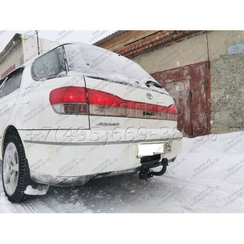 H.T73.A HALTY Фаркоп на Toyota Vista Ardeo универсал 1998-2003. Требуется подрезка бампера. Тип шара: A. Нагрузки: 750/75 кг, масса фаркопа 15,4 кг