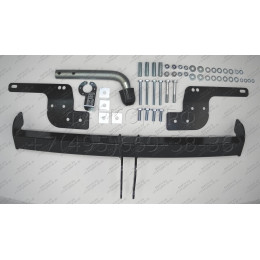 R101As АвтоСтандарт Фаркоп с оцинкованным шаром на Renault Duster 2012-2015, 2015-2021, 2021-2022, Nissan Terrano 2014-2022. Требуется подрезка бампера. Тип шара: A. Нагрузки: 12