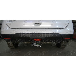 N122-BA TAVIALS ТСУ для Nissan X-Trail T32 2014-2022 без выреза бампера. Тип шара: C (оцинкованный, съемный). Нагрузки: 2000/75 кг, масса фаркопа 20,54 кг (без электрики 