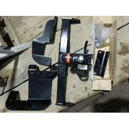 4165-E ORIS Фаркоп на Mitsubishi Outlander XL7 2007-2012, Peugeot 4007 2007-2012, Citroen C-Crosser 2007-2012 без выреза в бампере. Тип шара: E. Нагрузки: 1500/50 кг, масса фаркопа 25,15 кг (без 