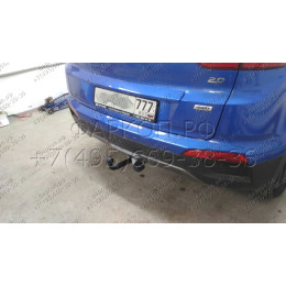 HY 29 AVTOS Фаркоп на Hyundai Creta 2016-2021 без выреза в бампере. Тип шара: A. Нагрузки: 1300/75 кг, масса фаркопа 16,5 кг (без электрики в комплекте)