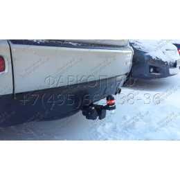 4165-E ORIS Фаркоп на Mitsubishi Outlander XL7 2007-2012, Peugeot 4007 2007-2012, Citroen C-Crosser 2007-2012 без выреза в бампере. Тип шара: E. Нагрузки: 1500/50 кг, масса фаркопа 25,15 кг (без 