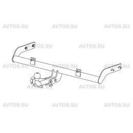 DO 03 AVTOS Фаркоп на Datsun on-DO 2014-2020 без подрезки бампера. Тип шара: A. Нагрузки: 1000/75 кг, масса фаркопа 9 кг (без электрики в комплекте)