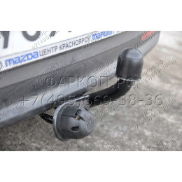 4528-A ORIS Фаркоп на Mazda 6 хетчбек/седан 2008-2013. Необходима подрезка бампера. Тип шара: A. Нагрузки: 1500/70 кг, масса фаркопа 19,4 кг (без электрики в комп
