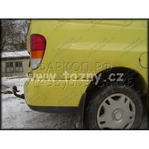 S-148 STEINHOF Фаркоп на Volkswagen Caddy 11/1995-12/2003, Seat Inca 11/1995-2003 без снятия и подрезки бампера. Тип шара: A. Нагрузки: 1000/75 кг, масса фаркопа 16 кг (без электрики в комплекте)