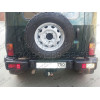 UAZ-01 AVTOS Фаркоп на УАЗ 31512 (469), 31514, 463, Hunter 1989- без снятия и подрезки бампера. Тип шара: H (несъемный сварной). Нагрузки: 800/50 кг, масса фаркопа 10 кг (без электрики в комплекте)