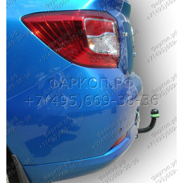 R114-A Лидер-плюс ТСУ для Renault Logan I седан 2005-2014, Logan II седан 2014-2022 (без выреза бампера), Renault Sandero 2014-2022, Renault Sandero Stepway 2014-2022 (требуется вырез в бампер