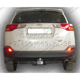 T116-F Лидер-плюс ТСУ для Toyota RAV4 2013-2019 без снятия и выреза бампера. Тип шара: F. Нагрузки: 2000/100 кг, масса фаркопа 23,54 кг (без электрики в комплекте)