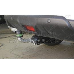 N122-BA TAVIALS ТСУ для Nissan X-Trail T32 2014-2022 без выреза бампера. Тип шара: C (оцинкованный, съемный). Нагрузки: 2000/75 кг, масса фаркопа 20,54 кг (без электрики 