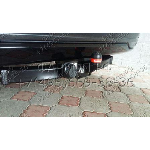 3017-F ORIS Фаркоп на Toyota Land Cruiser 200 2007-2021, включая Executive, Excalibur, TRD, Lexus LX570 2007-2021. Без выреза в бампере. Тип шара: F. Нагрузки: 2500/120 кг, масса фаркопа 22,8 кг (без электрики в комплекте)