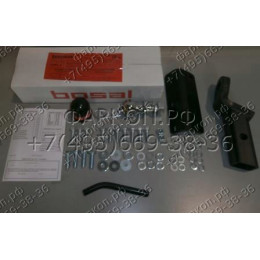 4165-E ORIS Фаркоп на Mitsubishi Outlander XL7 2007-2012, Peugeot 4007 2007-2012, Citroen C-Crosser 2007-2012 без выреза в бампере. Тип шара: E. Нагрузки: 1500/50 кг, масса фаркопа 25,15 кг (без 
