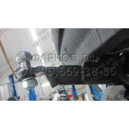 4165-E ORIS Фаркоп на Mitsubishi Outlander XL7 2007-2012, Peugeot 4007 2007-2012, Citroen C-Crosser 2007-2012 без выреза в бампере. Тип шара: E. Нагрузки: 1500/50 кг, масса фаркопа 25,15 кг (без 