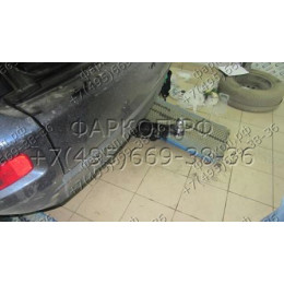 4165-E ORIS Фаркоп на Mitsubishi Outlander XL7 2007-2012, Peugeot 4007 2007-2012, Citroen C-Crosser 2007-2012 без выреза в бампере. Тип шара: E. Нагрузки: 1500/50 кг, масса фаркопа 25,15 кг (без 