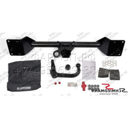 303290600001 WESTFALIA Фаркоп на BMW X6 E71 2008-2014 быстросъемное крепление с ключом. Требуется вырез в бампере. Нагрузки 3500/140 кг, масса фаркопа 32 кг