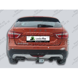 T-VAZ-44A TAVIALS ТСУ со съемным шаром для Lada Vesta Cross универсал 2017-2022. Требуется подрезка бампера. Нагрузки: 1100/75 кг, масса фаркопа 14,1 кг (без электрик