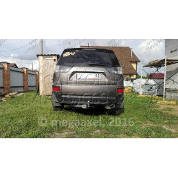 4165-E ORIS Фаркоп на Mitsubishi Outlander XL7 2007-2012, Peugeot 4007 2007-2012, Citroen C-Crosser 2007-2012 без выреза в бампере. Тип шара: E. Нагрузки: 1500/50 кг, масса фаркопа 25,15 кг (без 