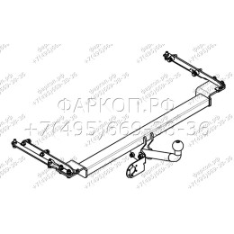 NS 19 AVTOS Фаркоп на Nissan Note 2004-2014. Необходима подрезка бампера. Тип шара: A. Нагрузки: 750/50 кг, масса фаркопа 18 кг (без электрики в комплекте)