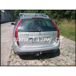 C-027 STEINHOF Фаркоп на Citroen C5 универсал 2001-2004, 2004-2008 без снятия и подрезки бампера. Тип шара: A. Нагрузки: 2000/85 кг, масса фаркопа 20,7 кг (без электрики 