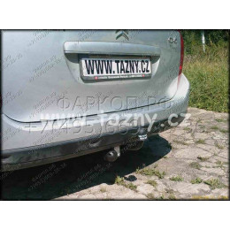 C-027 STEINHOF Фаркоп на Citroen C5 универсал 2001-2004, 2004-2008 без снятия и подрезки бампера. Тип шара: A. Нагрузки: 2000/85 кг, масса фаркопа 20,7 кг (без электрики 