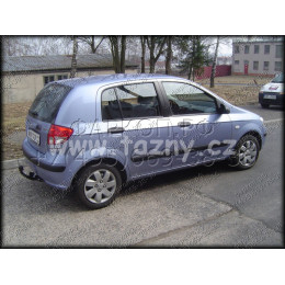 H-236 STEINHOF Фаркоп на Hyundai Getz 2002-10/2005. Требуется подрезка бампера. Тип шара: A. Нагрузки: 1100/44 кг, масса фаркопа 15,6 кг (без электрики в комплекте)