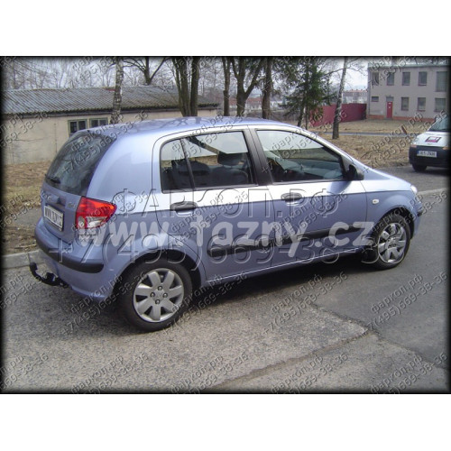 H-236 STEINHOF Фаркоп на Hyundai Getz 2002-10/2005. Требуется подрезка бампера. Тип шара: A. Нагрузки: 1100/44 кг, масса фаркопа 15,6 кг (без электрики в комплекте)