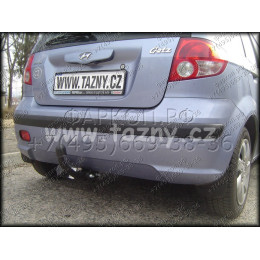 H-236 STEINHOF Фаркоп на Hyundai Getz 2002-10/2005. Требуется подрезка бампера. Тип шара: A. Нагрузки: 1100/44 кг, масса фаркопа 15,6 кг (без электрики в комплекте)