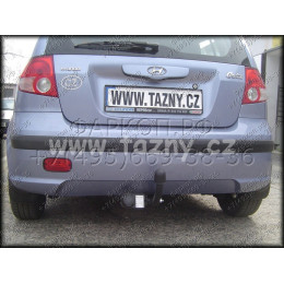 H-236 STEINHOF Фаркоп на Hyundai Getz 2002-10/2005. Требуется подрезка бампера. Тип шара: A. Нагрузки: 1100/44 кг, масса фаркопа 15,6 кг (без электрики в комплекте)