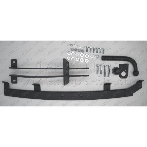 1223-ANP ORIS Фаркоп на Шниву (Chevrolet Niva 2123) 4x4 (штатные места) 2002/12-2020, Lada Niva 2020-2021, Lada Niva Travel 2021- без подрезки бампера. Тип шара: A. Нагрузки: 1500/75 кг, масса фаркопа 16,7 кг (без электрики в комплекте)