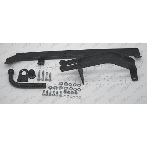 1223-ANP ORIS Фаркоп на Шниву (Chevrolet Niva 2123) 4x4 (штатные места) 2002/12-2020, Lada Niva 2020-2021, Lada Niva Travel 2021- без подрезки бампера. Тип шара: A. Нагрузки: 1500/75 кг, масса фаркопа 16,7 кг (без электрики в комплекте)