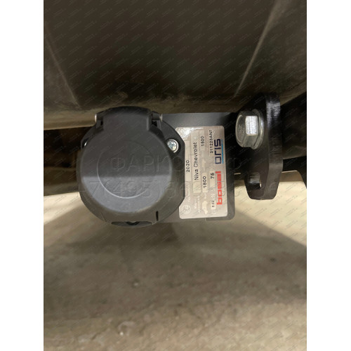 1223-ANP ORIS Фаркоп на Шниву (Chevrolet Niva 2123) 4x4 (штатные места) 2002/12-2020, Lada Niva 2020-2021, Lada Niva Travel 2021- без подрезки бампера. Тип шара: A. Нагрузки: 1500/75 кг, масса фаркопа 16,7 кг (без электрики в комплекте)