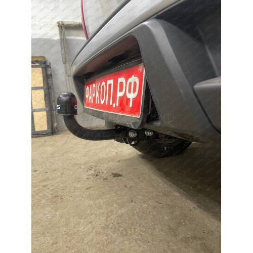 1223-ANP ORIS Фаркоп на Шниву (Chevrolet Niva 2123) 4x4 (штатные места) 2002/12-2020, Lada Niva 2020-2021, Lada Niva Travel 2021- без подрезки бампера. Тип шара: A. Нагрузки: 1500/75 кг, масса фаркопа 16,7 кг (без электрики в комплекте)