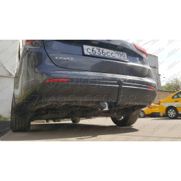 K119-A Лидер-плюс ТСУ для Kia Ceed универсал 2013-2018. Требуется подрезка бампера. Нагрузки: 1300/75 кг, масса фаркопа 16,82 кг (без электрики в комплекте)