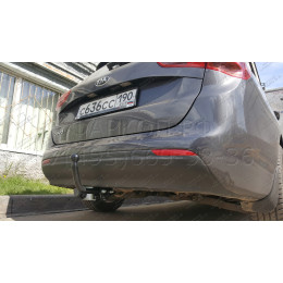K119-A Лидер-плюс ТСУ для Kia Ceed универсал 2013-2018. Требуется подрезка бампера. Нагрузки: 1300/75 кг, масса фаркопа 16,82 кг (без электрики в комплекте)