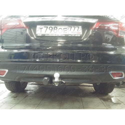 FA 0858-E Бизон Фаркоп на Acura MDX 2014-2021. Требуется подрезка бампера. Тип шара: E (легкосъемный шар под квадрат). Нагрузки: 3000/120 кг. Не комплектуется электрикой