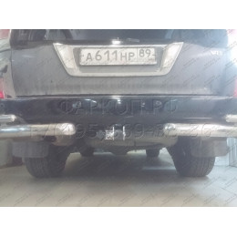 T070C GALIA Полностью оцинкованный фаркоп на Toyota Land Cruiser 200 2008-2021, Lexus LX 2008-2021. Тип шара: C (горизонтальный съемный). Невидимый вырез бампера. Нагрузк