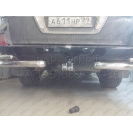 T070C GALIA Полностью оцинкованный фаркоп на Toyota Land Cruiser 200 2008-2021, Lexus LX 2008-2021. Тип шара: C (горизонтальный съемный). Невидимый вырез бампера. Нагрузк