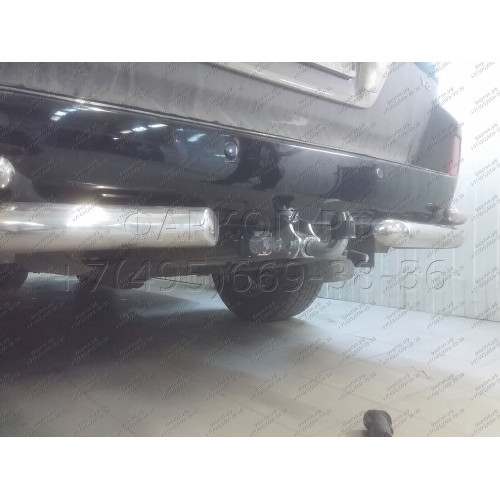 T070C GALIA Полностью оцинкованный фаркоп на Toyota Land Cruiser 200 2008-2021, Lexus LX 2008-2021. Тип шара: C (горизонтальный съемный). Невидимый вырез бампера. Нагрузки: 3500/140 кг, масса фаркопа 8,97 кг
