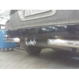 T070C GALIA Полностью оцинкованный фаркоп на Toyota Land Cruiser 200 2008-2021, Lexus LX 2008-2021. Тип шара: C (горизонтальный съемный). Невидимый вырез бампера. Нагрузк