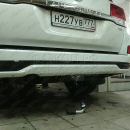 T070C GALIA Полностью оцинкованный фаркоп на Toyota Land Cruiser 200 2008-2021, Lexus LX 2008-2021. Тип шара: C (горизонтальный съемный). Невидимый вырез бампера. Нагрузк