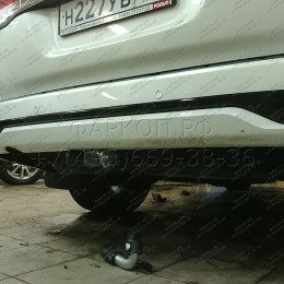 T070C GALIA Полностью оцинкованный фаркоп на Toyota Land Cruiser 200 2008-2021, Lexus LX 2008-2021. Тип шара: C (горизонтальный съемный). Невидимый вырез бампера. Нагрузк