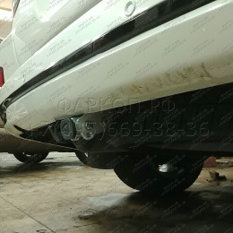 T070C GALIA Полностью оцинкованный фаркоп на Toyota Land Cruiser 200 2008-2021, Lexus LX 2008-2021. Тип шара: C (горизонтальный съемный). Невидимый вырез бампера. Нагрузк
