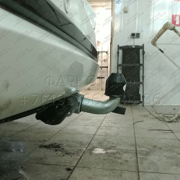 T070C GALIA Полностью оцинкованный фаркоп на Toyota Land Cruiser 200 2008-2021, Lexus LX 2008-2021. Тип шара: C (горизонтальный съемный). Невидимый вырез бампера. Нагрузк