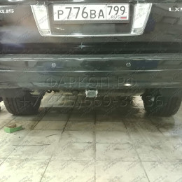 T070C GALIA Полностью оцинкованный фаркоп на Toyota Land Cruiser 200 2008-2021, Lexus LX 2008-2021. Тип шара: C (горизонтальный съемный). Невидимый вырез бампера. Нагрузк